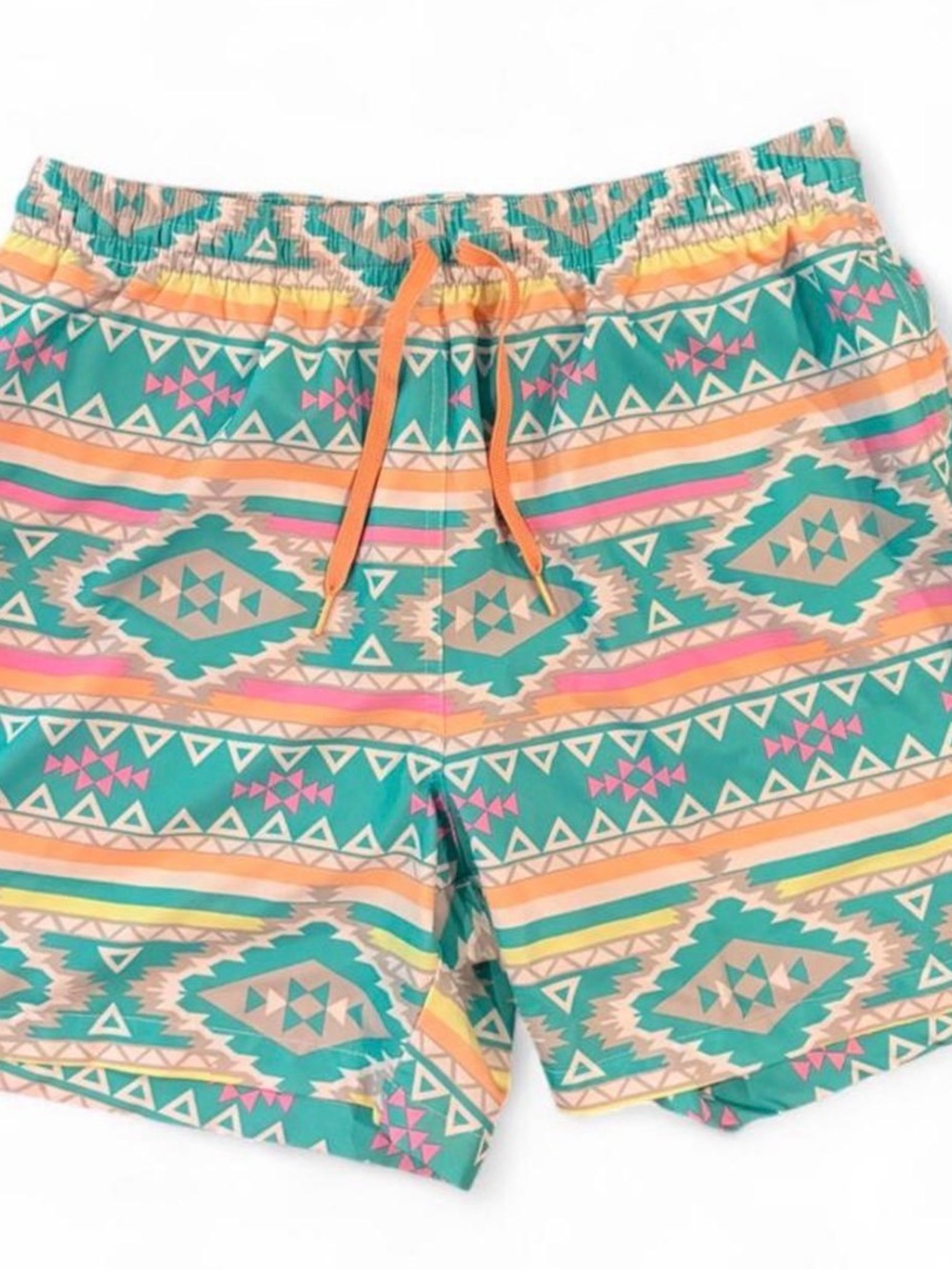 Chubbies The En Fuegos Swim Trunks Men's XL 5.5" Inseam Aztec Geometric Shorts